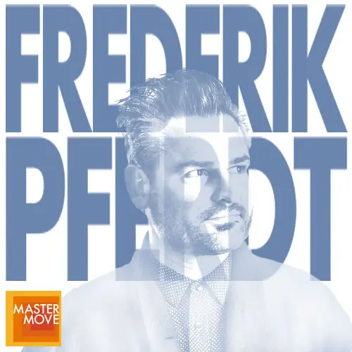 Podcast episode artwork featuring Frederik Pferdt, former Chief Innovation Strategist at Google, discussing innovation on The Master Move Podcast.